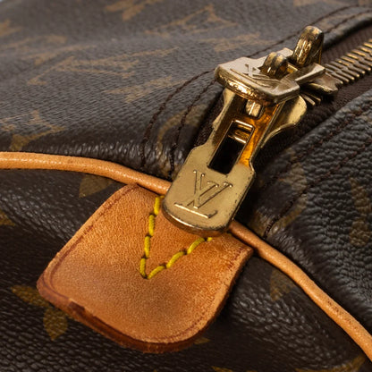 Sac Keepall 55 Vintage en toile monogram marron