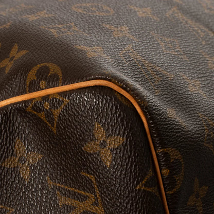 Sac Keepall 55 Vintage en toile monogram marron