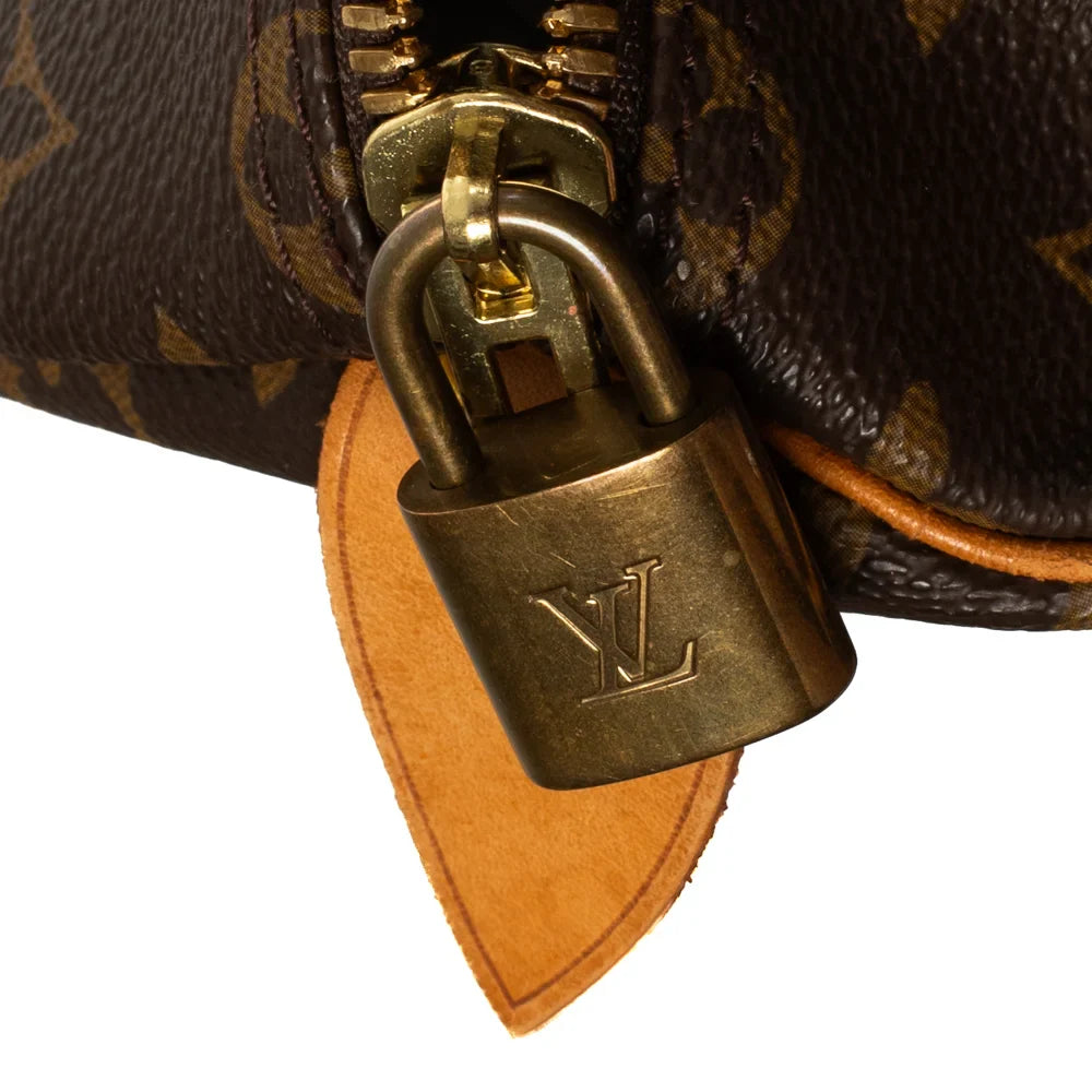 Sac Keepall 50 Vintage en toile monogram marron