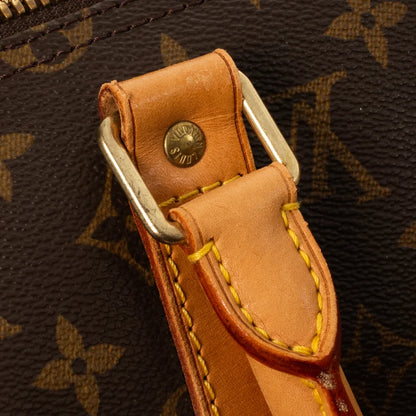 Sac Keepall 50 Vintage en toile monogram marron