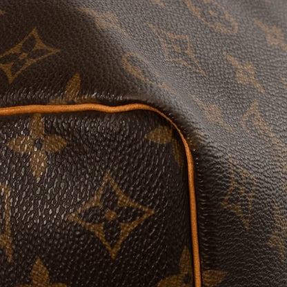 Sac Keepall 50 Vintage en toile monogram marron