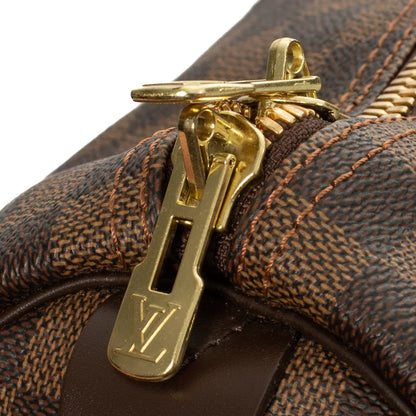 Sac Keepall 50 Vintage en toile damier ébène