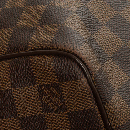 Sac Keepall 50 Vintage en toile damier ébène