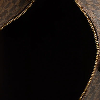 Sac Keepall 50 Vintage en toile damier ébène