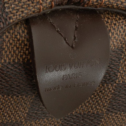 Sac Keepall 50 Vintage en toile damier ébène