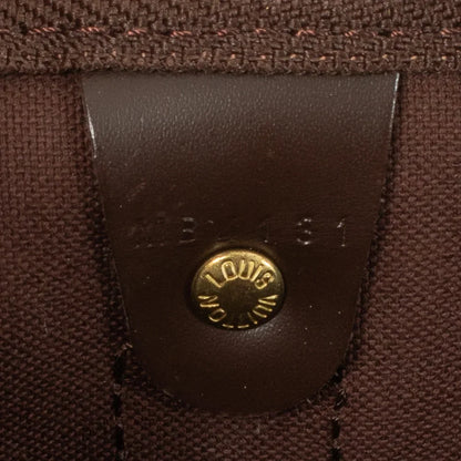 Sac Keepall 50 Vintage en toile damier ébène
