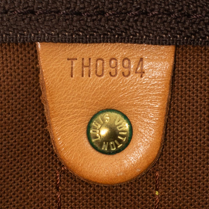 Sac Keepall 55 Vintage en toile monogram marron
