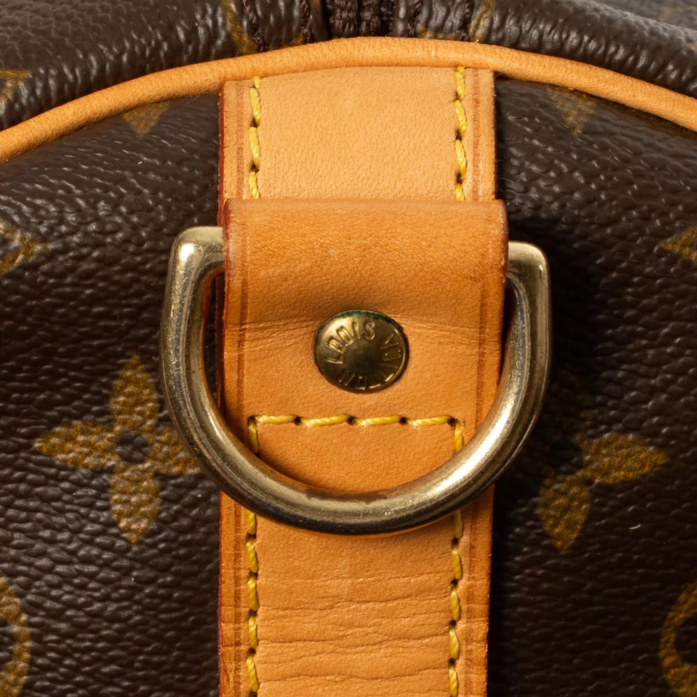 Sac Keepall 55 en toile monogram marron