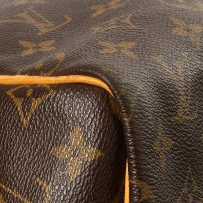 Sac Keepall 55 Vintage en toile monogram marron