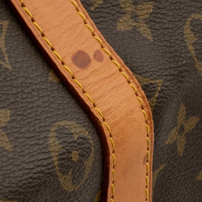 Sac Keepall 55 Vintage en toile monogram marron