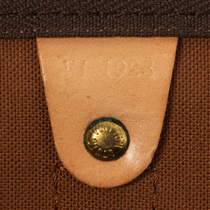 Sac Keepall 55 Vintage en toile monogram marron