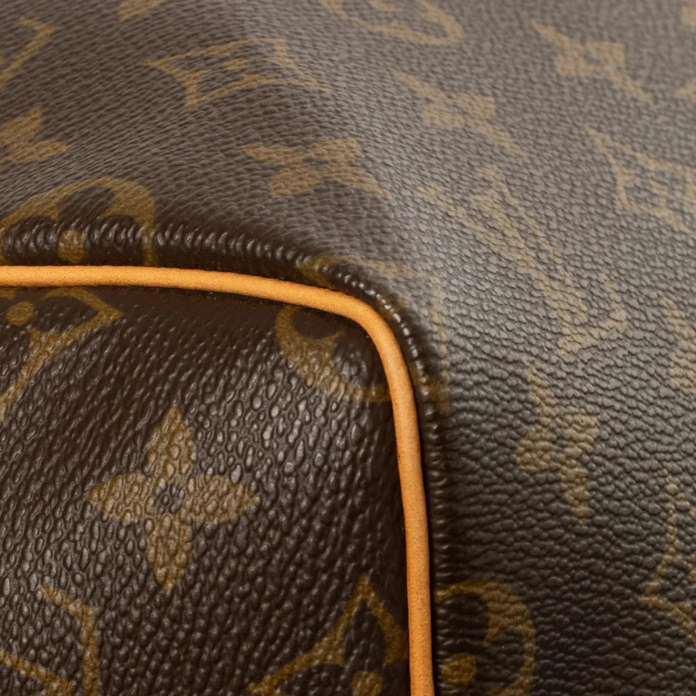 Sac Keepall 55 Vintage en toile monogram marron
