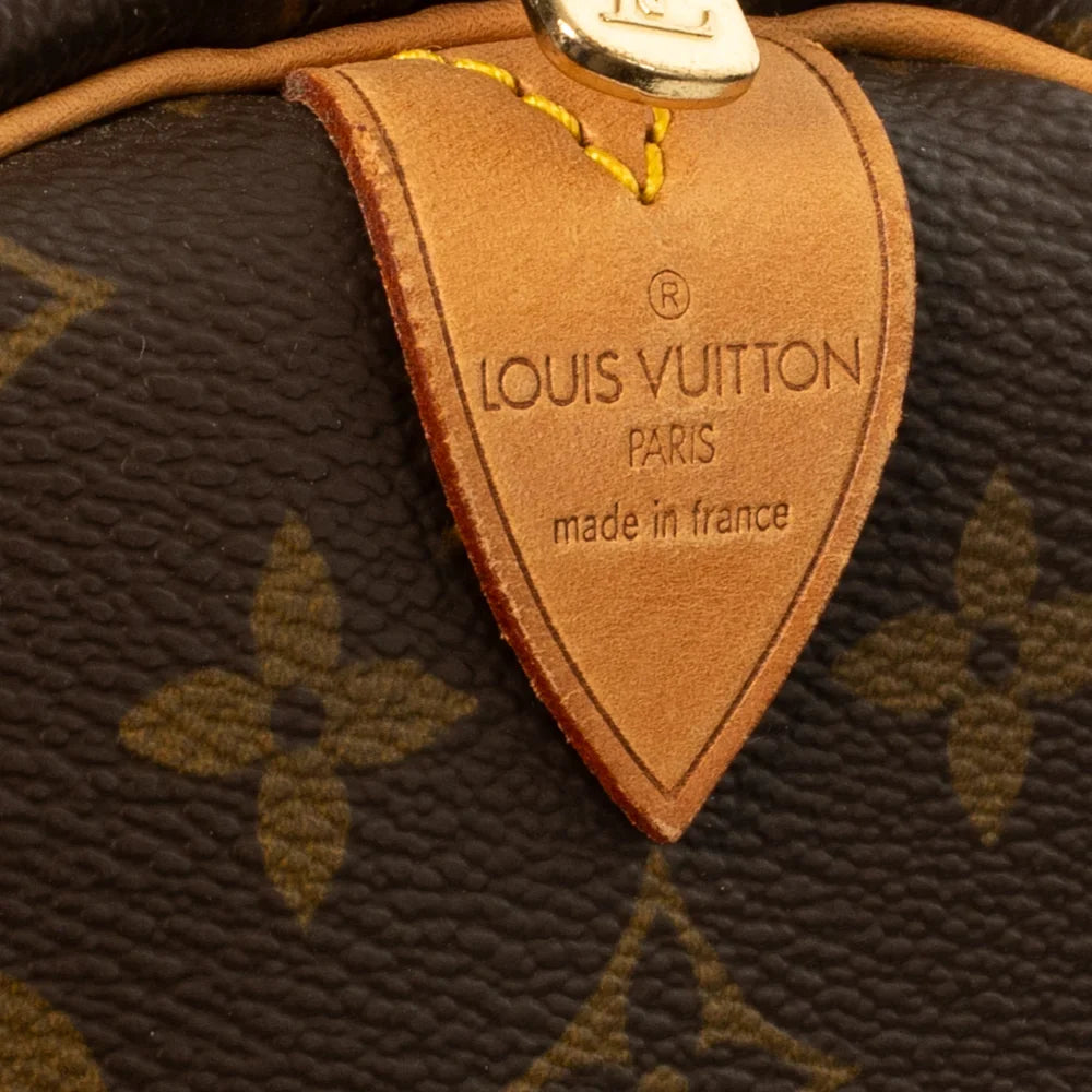 Sac Keepall 55 Vintage en toile monogram marron