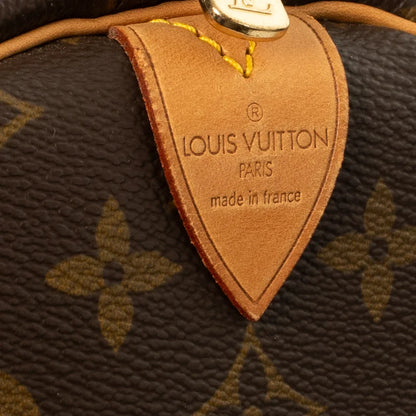 Sac Keepall 55 Vintage en toile monogram marron