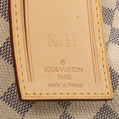 Sac Keepall 55 Vintage en toile damier azur