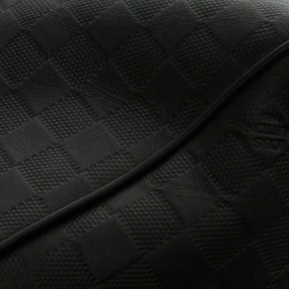 Sac Keepall 45 en toile damier noir