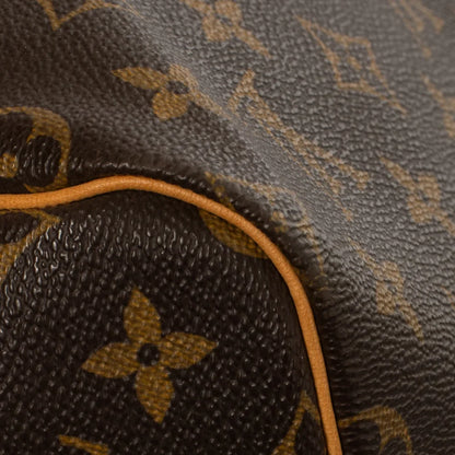 Sac Keepall 55 Vintage en toile monogram marron