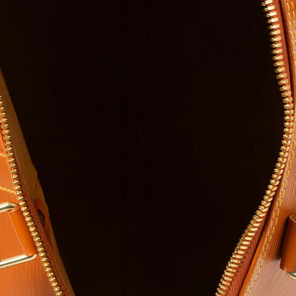 Sac Keepall 45 Vintage en cuir épi marron