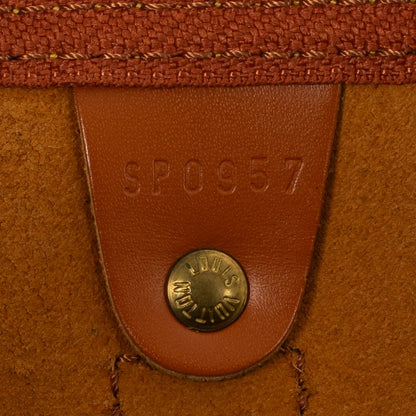 Sac Keepall 45 Vintage en cuir épi marron