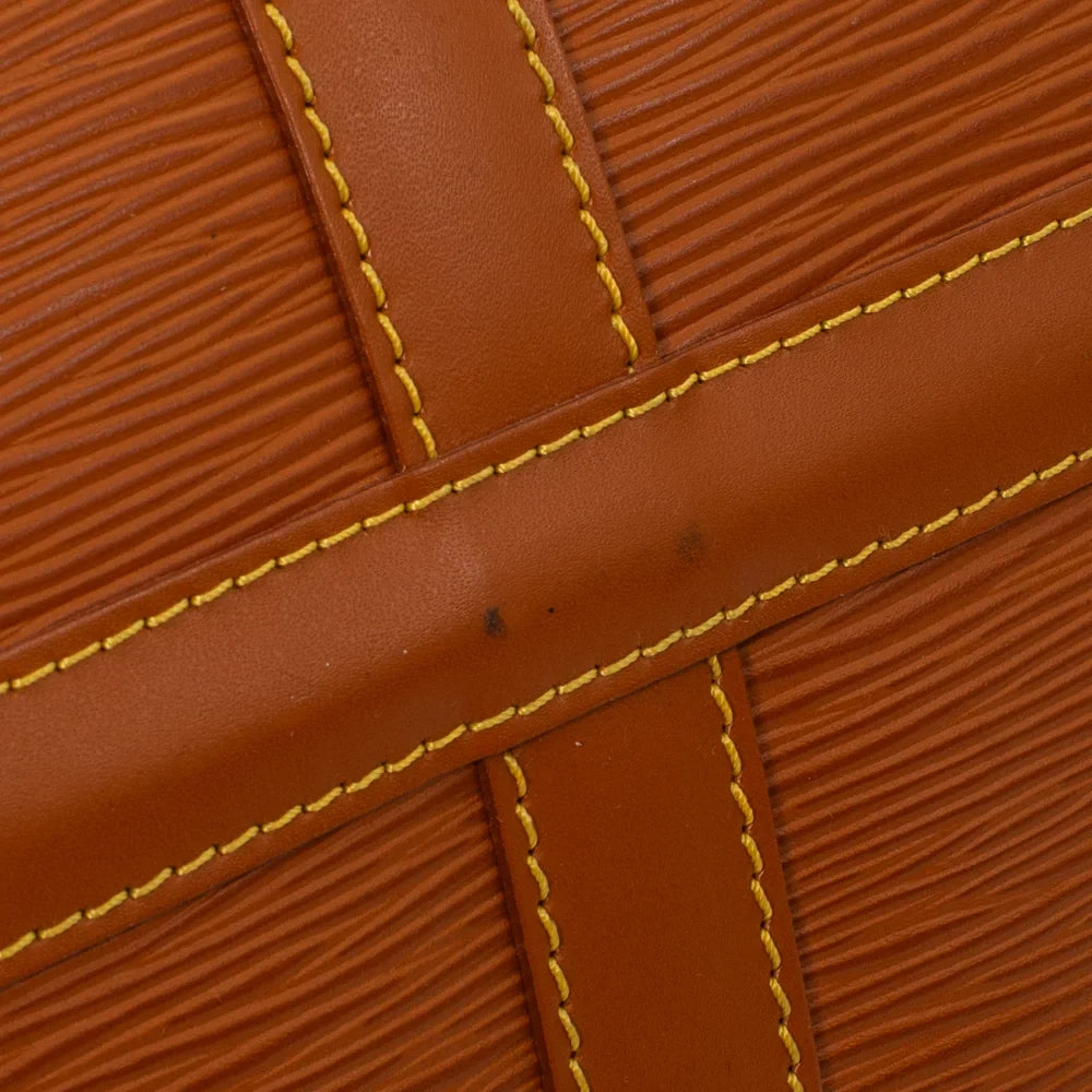 Sac Keepall 45 Vintage en cuir épi marron