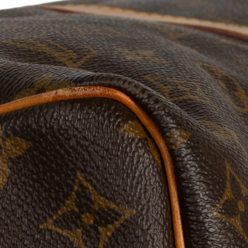 Sac Keepall 50 Vintage en toile monogram marron