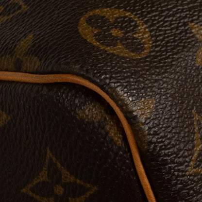 Sac Keepall 50 Vintage en toile monogram marron