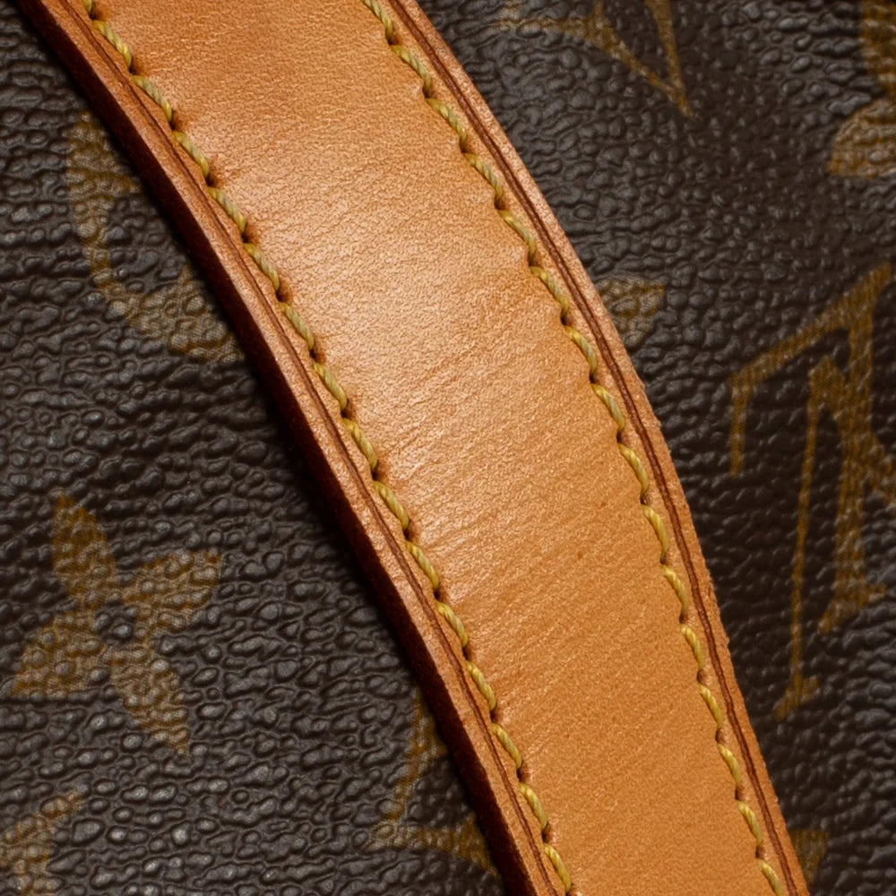 Sac Keepall 50 Vintage en toile monogram marron
