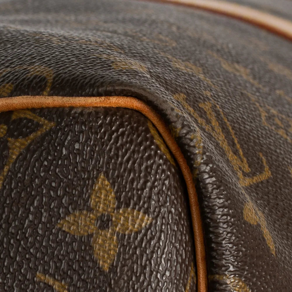 Sac Keepall 55 Vintage en toile monogram marron