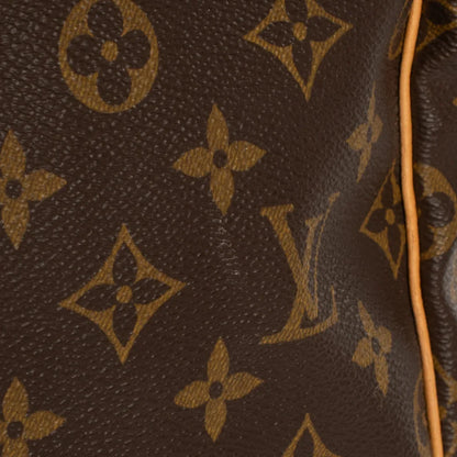 Sac Keepall 55 Vintage en toile monogram marron