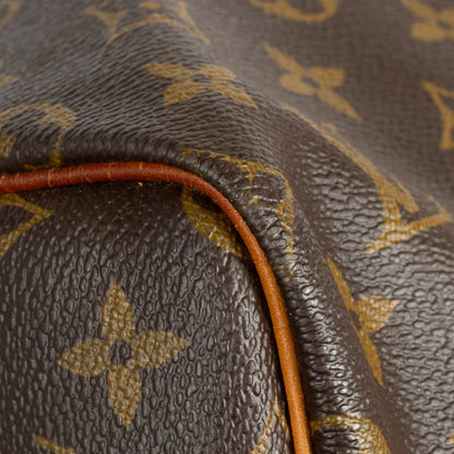 Sac Keepall 60 Vintage en toile monogram marron