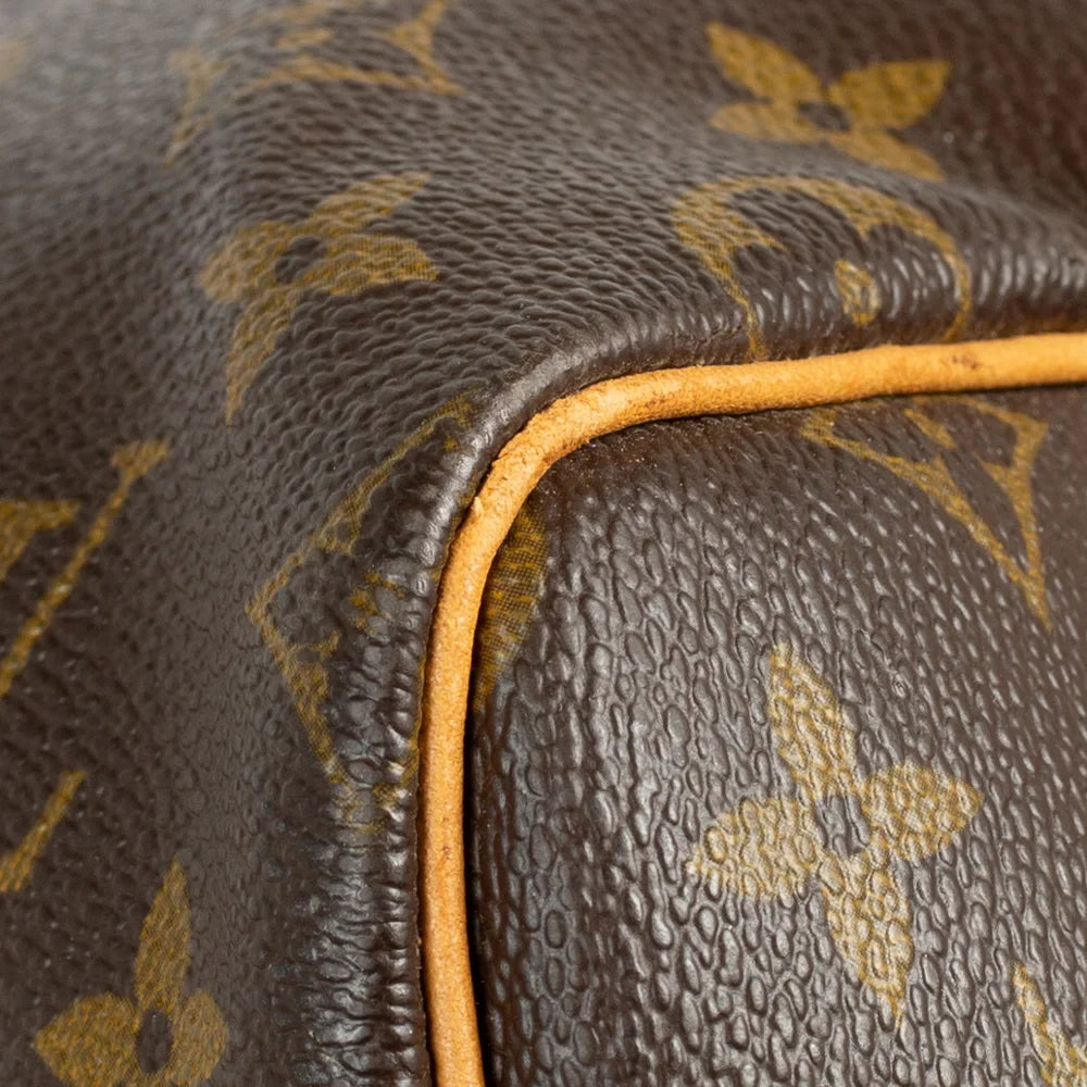 Sac Keepall 60 Vintage en toile monogram marron