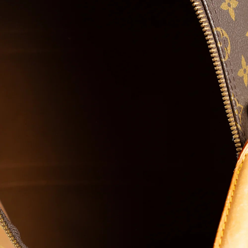 Sac Keepall 60 Vintage en toile monogram marron