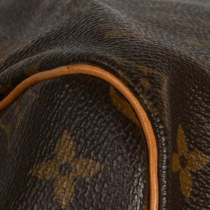 Sac Keepall 55 Vintage en toile monogram marron