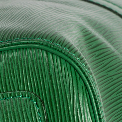 Sac Keepall 45 Vintage en cuir épi vert