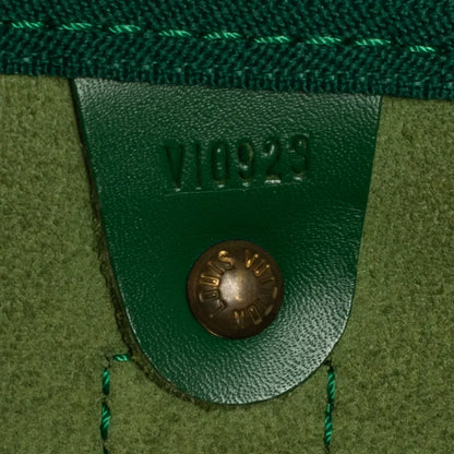 Sac Keepall 45 Vintage en cuir épi vert