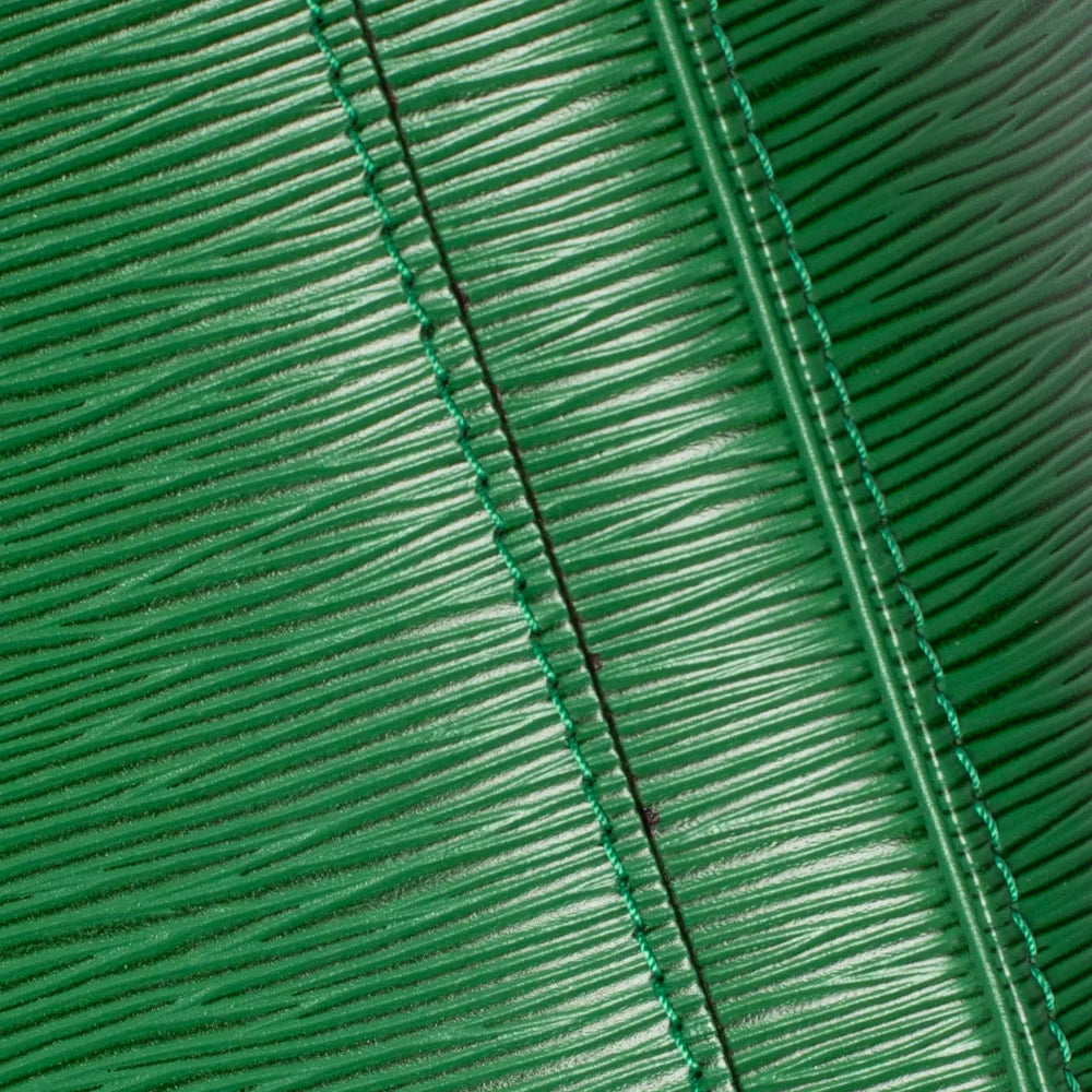 Sac Keepall 45 Vintage en cuir épi vert
