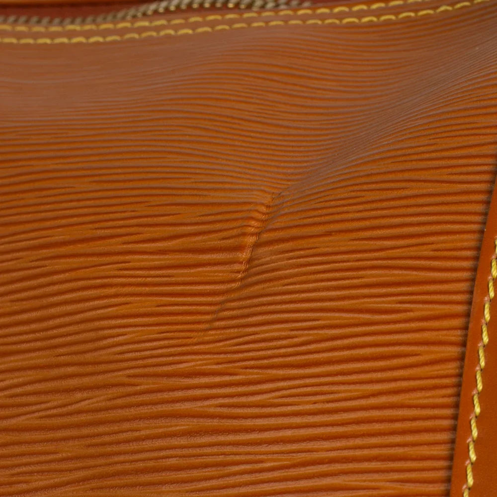 Sac Keepall 50 Vintage en cuir épi marron