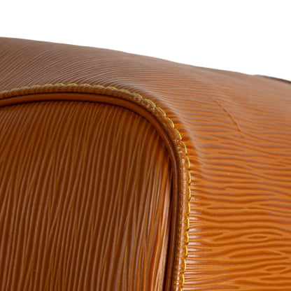 Sac Keepall 50 Vintage en cuir épi marron