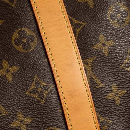 Sac Keepall 55 Vintage en toile monogram marron