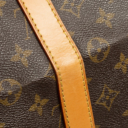 Sac Keepall 55 Vintage en toile monogram marron