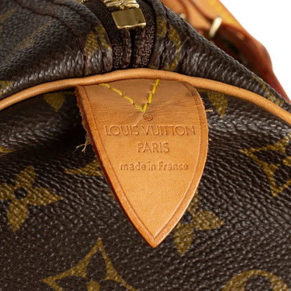 Sac Keepall 55 Vintage en toile monogram marron