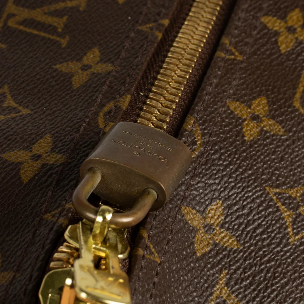 Sac Keepall 55 Vintage en toile monogram marron