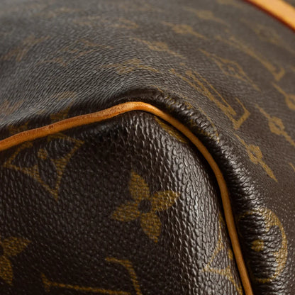 Sac Keepall 55 Vintage en toile monogram marron