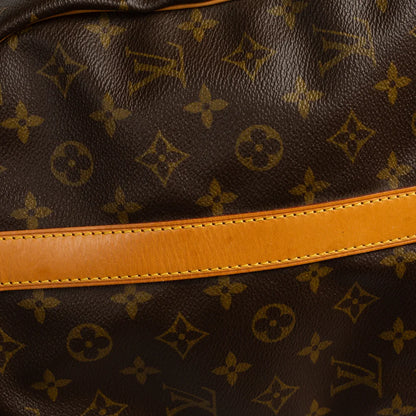Sac Keepall 50 Vintage en toile monogram marron