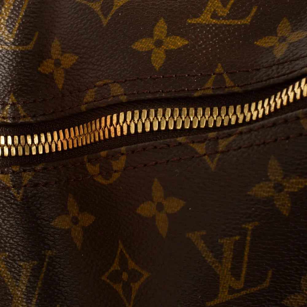 Sac Keepall 50 Vintage en toile monogram marron