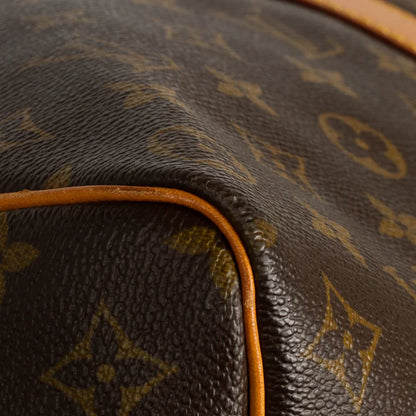 Sac Keepall 50 Vintage en toile monogram marron