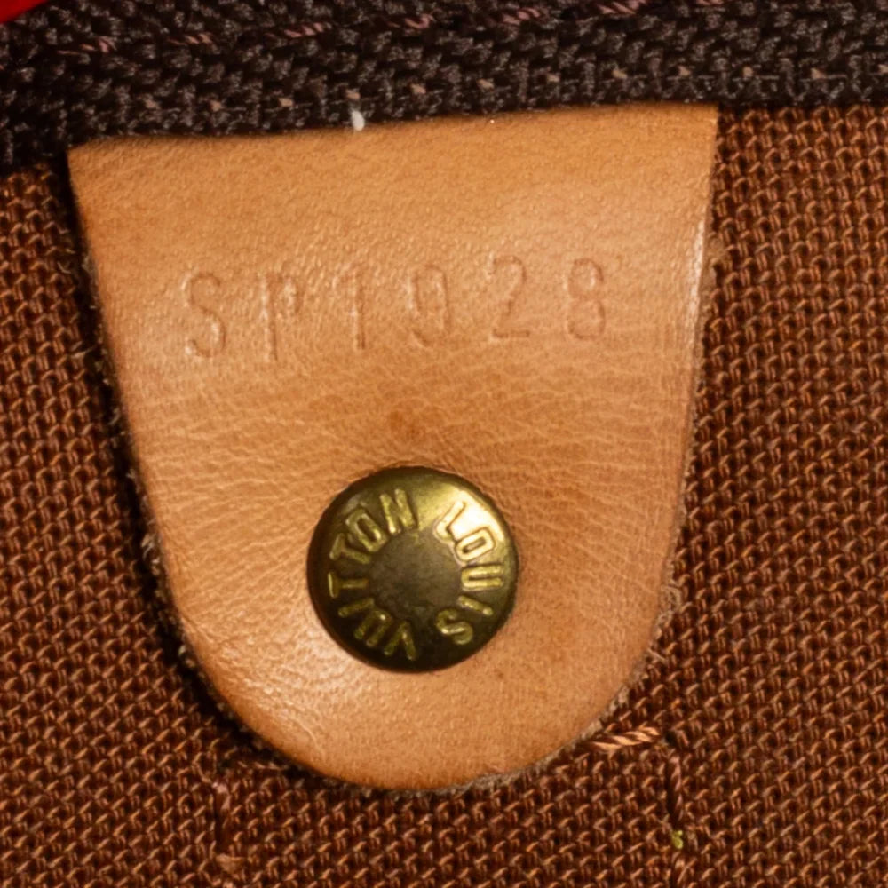 Sac Keepall 50 Vintage en toile monogram marron