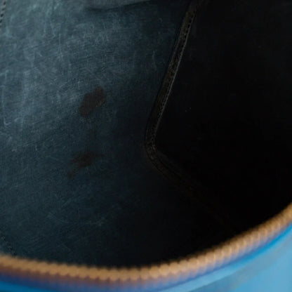Sac Keepall 45 Vintage en cuir épi bleu