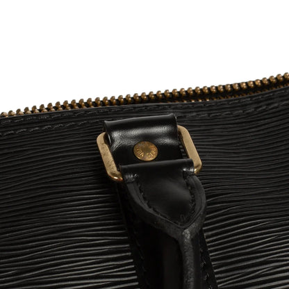 Sac Keepall 45 Vintage en cuir épi noir
