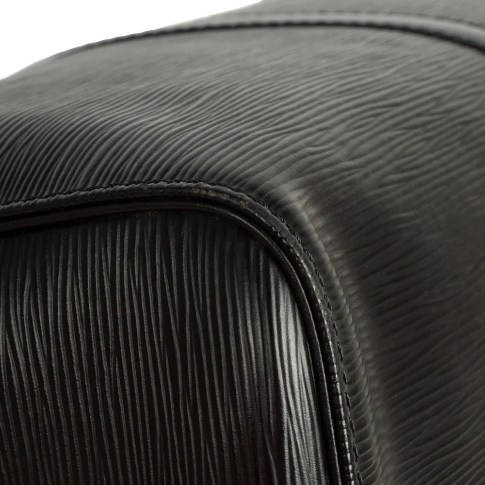 Sac Keepall 45 Vintage en cuir épi noir
